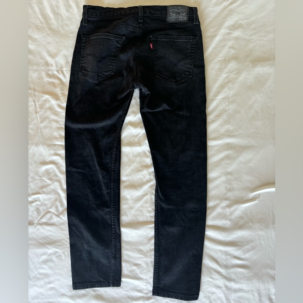 Original Levi’s 512 Slim, Man size 33-32. Black